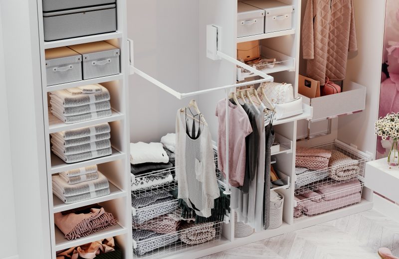 Porządek w garderobie – postaw na szuflady ze specjalnymi wkładami!